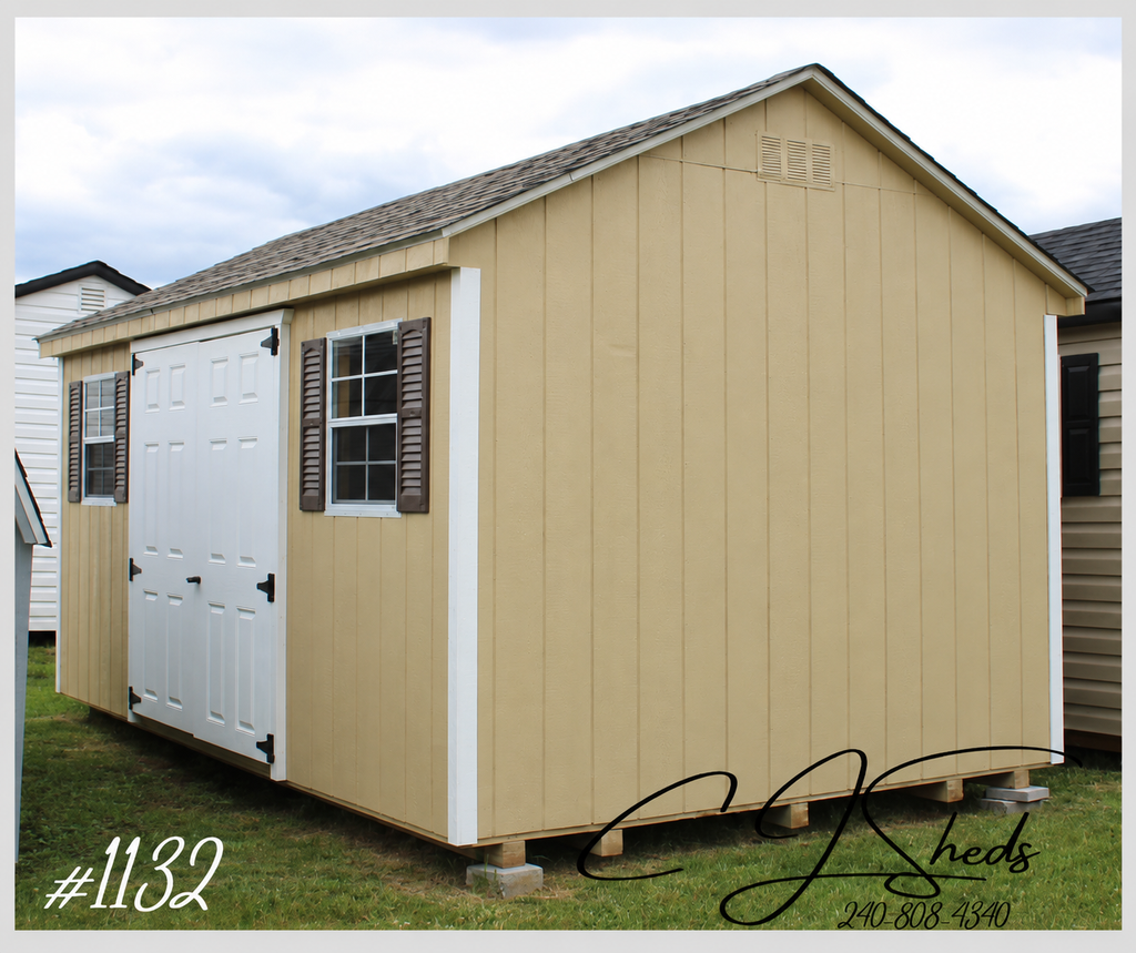 10 x 16 Painted 6' Cottage #1132