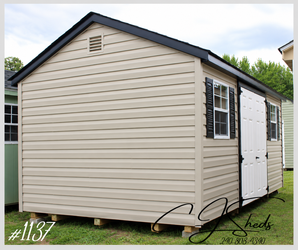 10 x 16 Vinyl 6' Cottage #1137