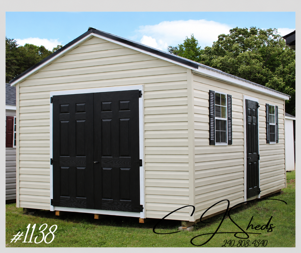 12 x 20 Vinyl 7' Cottage #1138
