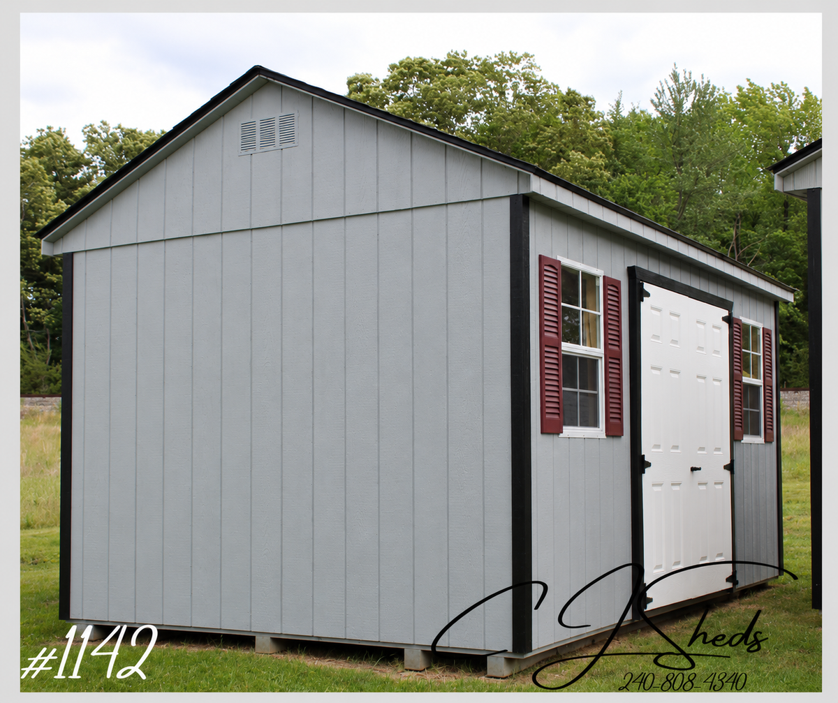 10 x 16 Painted 7' Cottage #1142