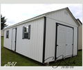 12 x 28 Painted 7' Cottage #1147