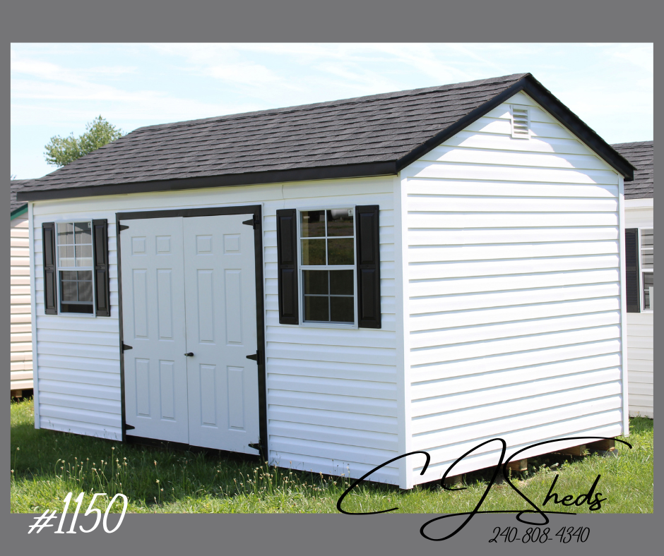 10 x 16 Vinyl 7' Cottage #1150