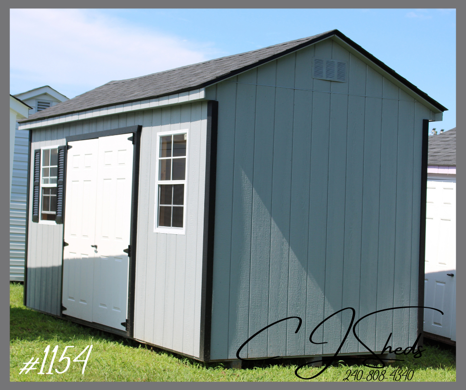 8 x 16 Painted 7' Cottage #1154