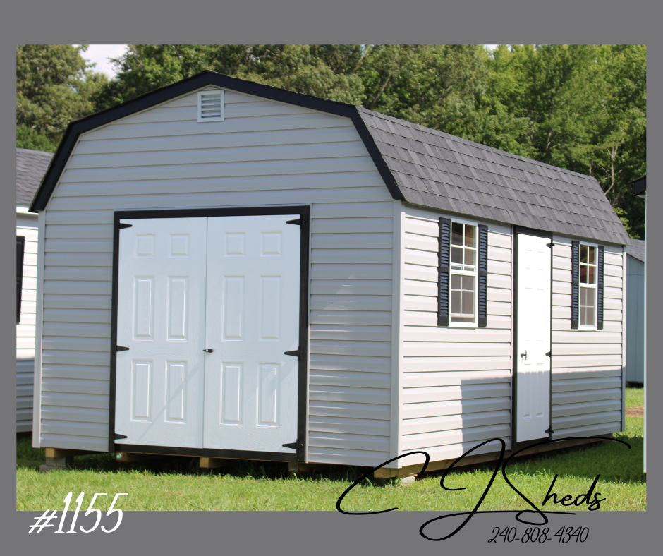 12 x 20 Vinyl Tall Barn #1155