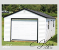 14 x 32 Vinyl A-Roof Garage with a loft #1157