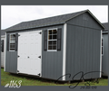 8 x 16 Painted 7' Cottage #1163