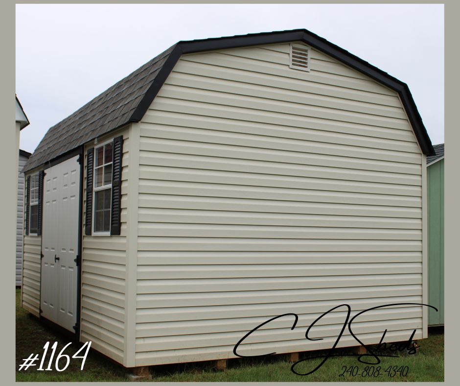 12 x 16 Vinyl Tall Barn #1164