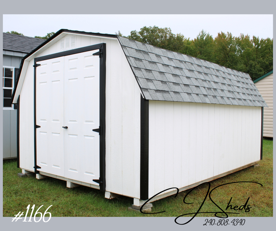 10 x 14 Painted Low Barn #1166