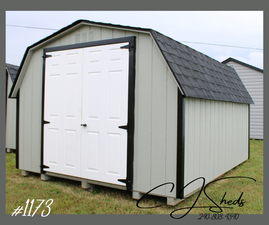 10 x 12 Painted Low Barn #1173