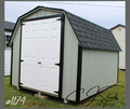 8 x 10 Painted Low Barn #1174