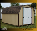 10 x 10 Painted Low Barn #1176