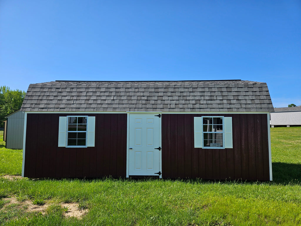 12 x 24 Painted Barn Garage #1092
