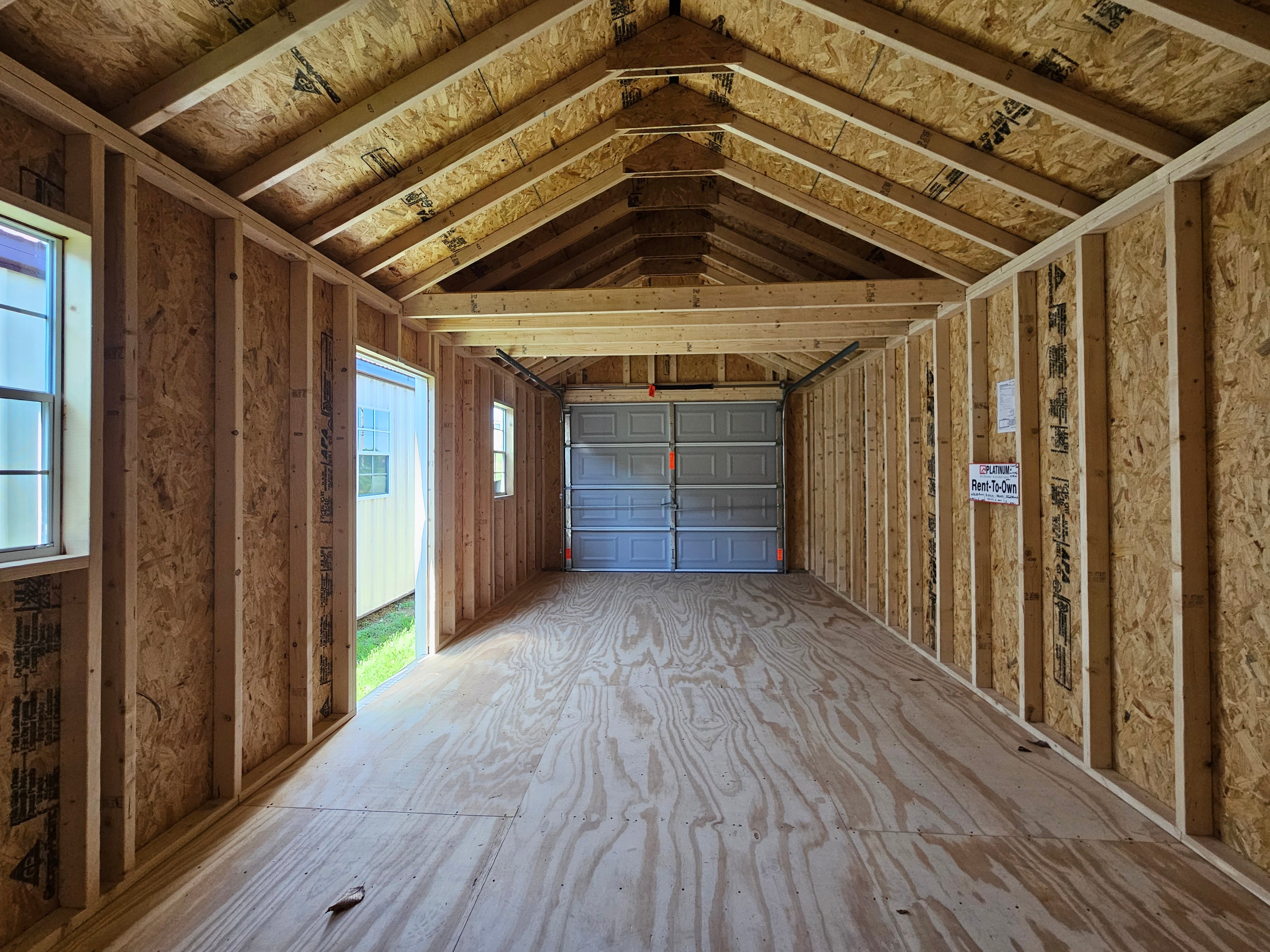 12 x 24 Vinyl A Garage #1093