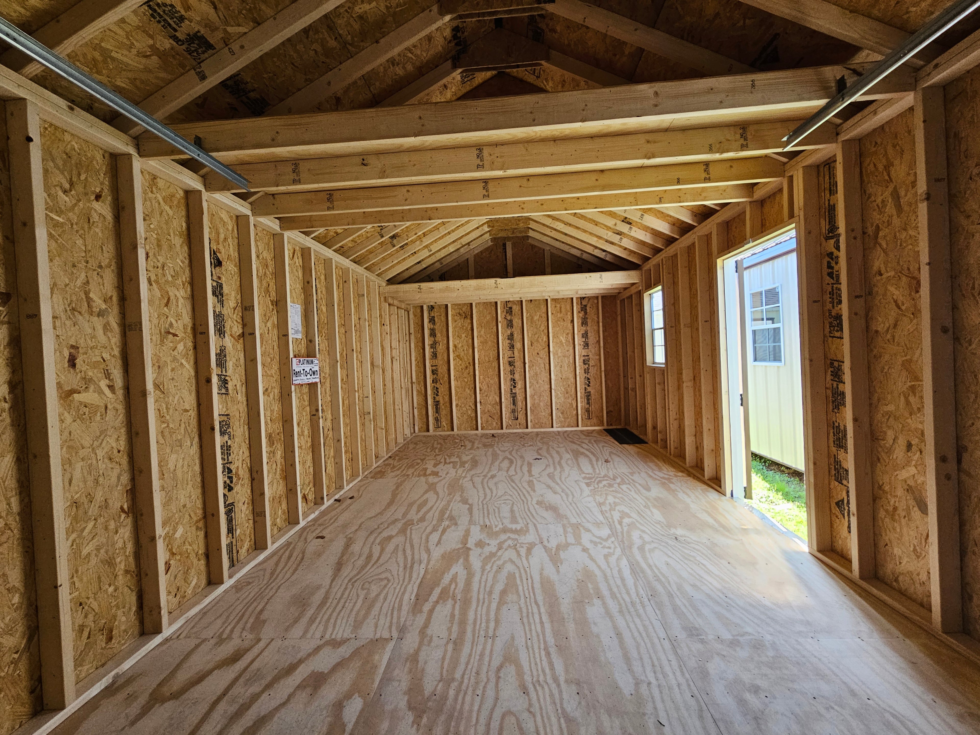 12 x 24 Vinyl A Garage #1093