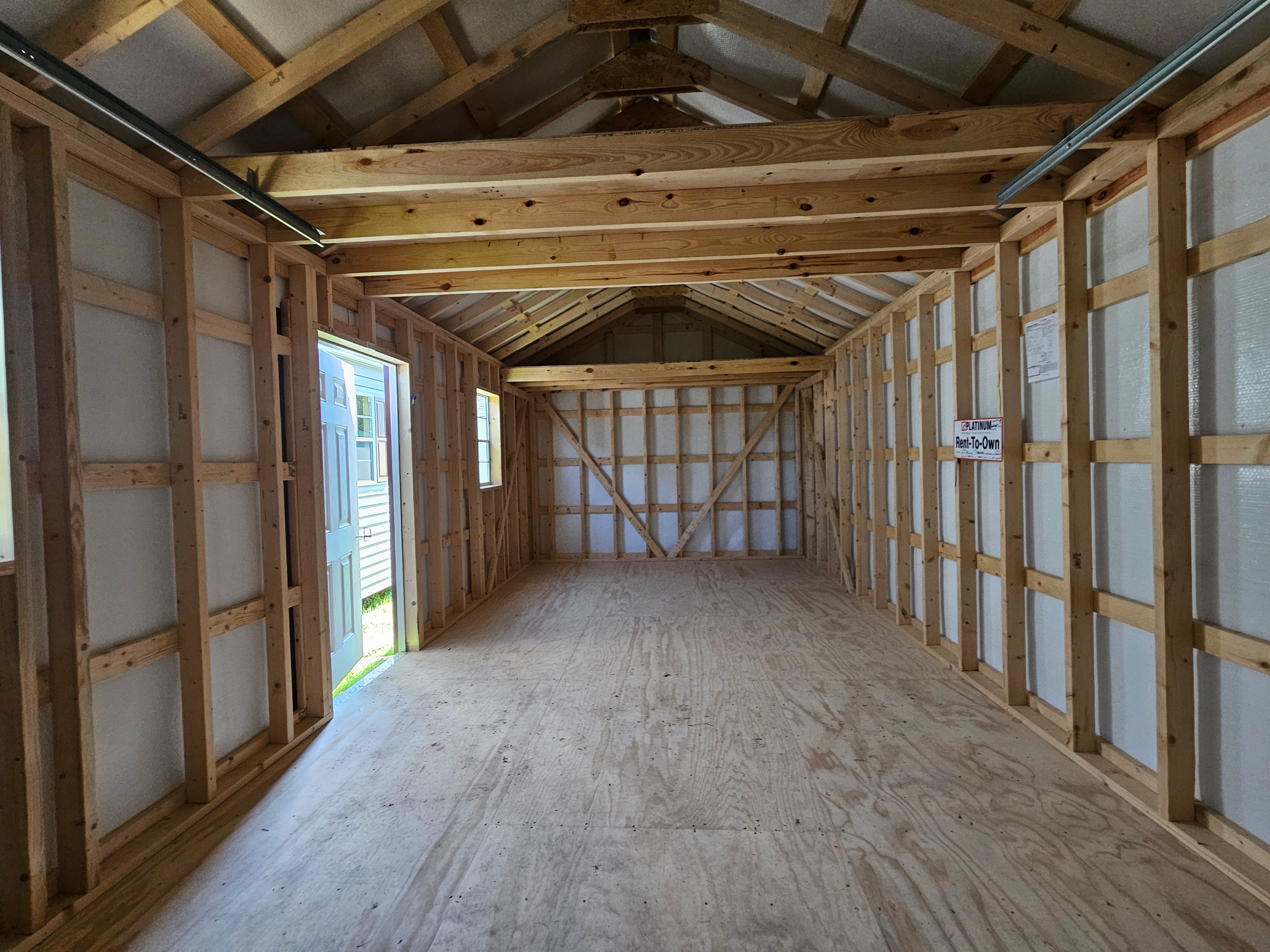 12 x 24 Metal A Frame Garage #1069