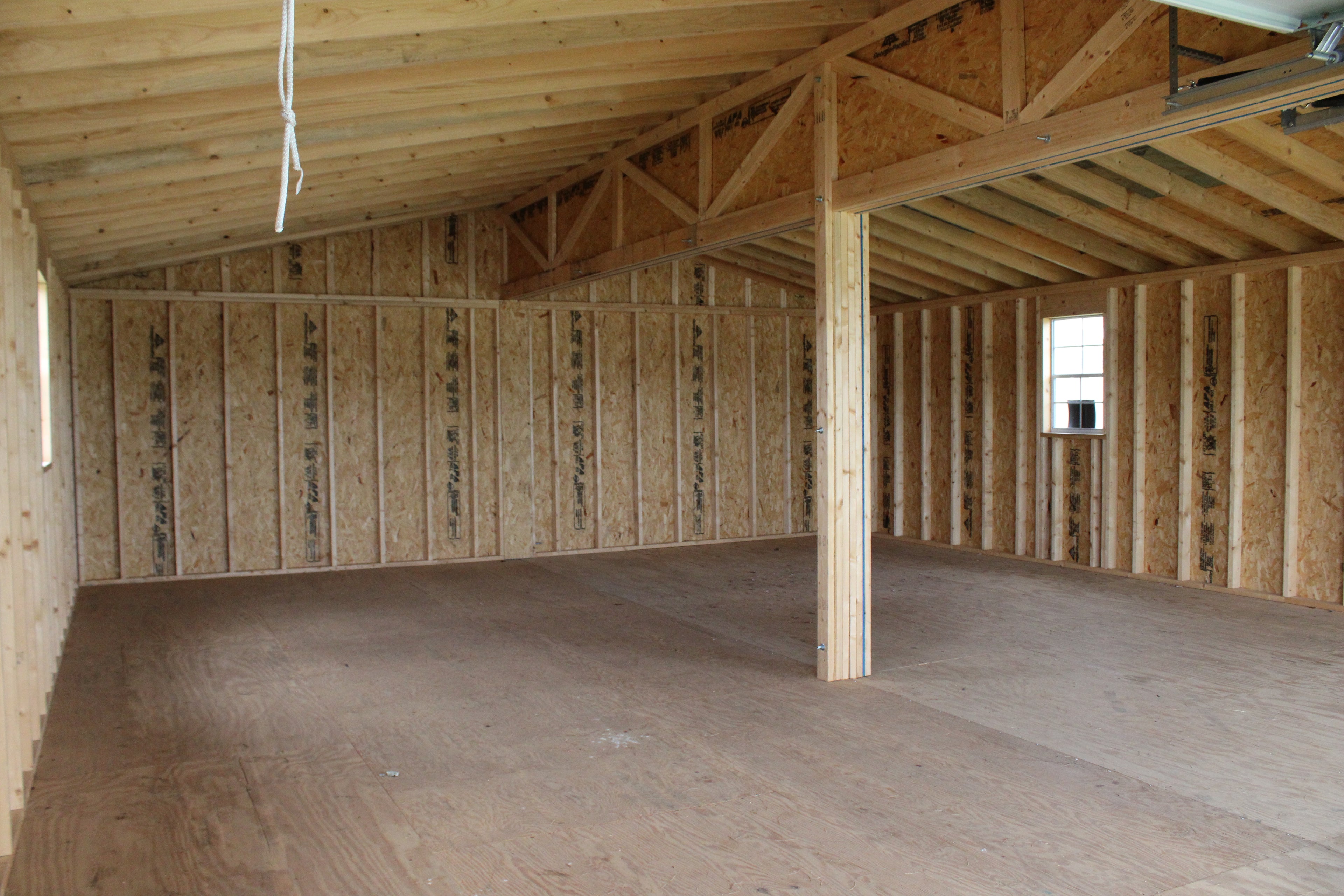 24 x 32 Vinyl Double Wide Garage #1037
