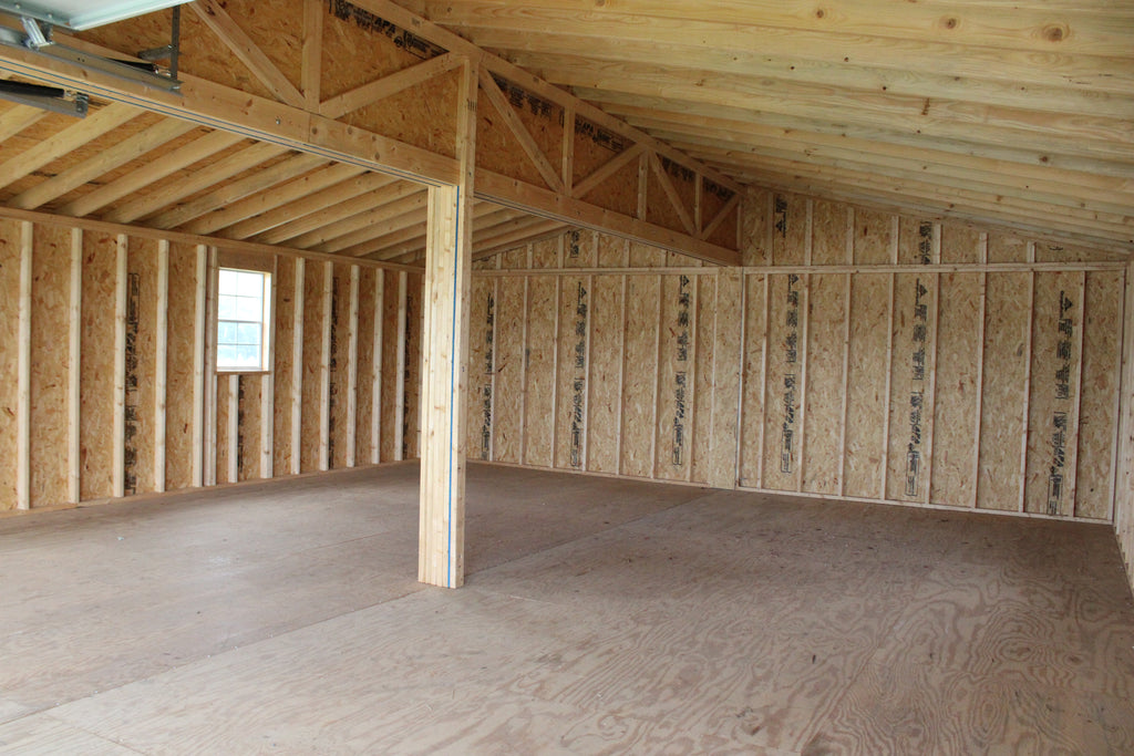 24 x 32 Vinyl Double Wide Garage #1037