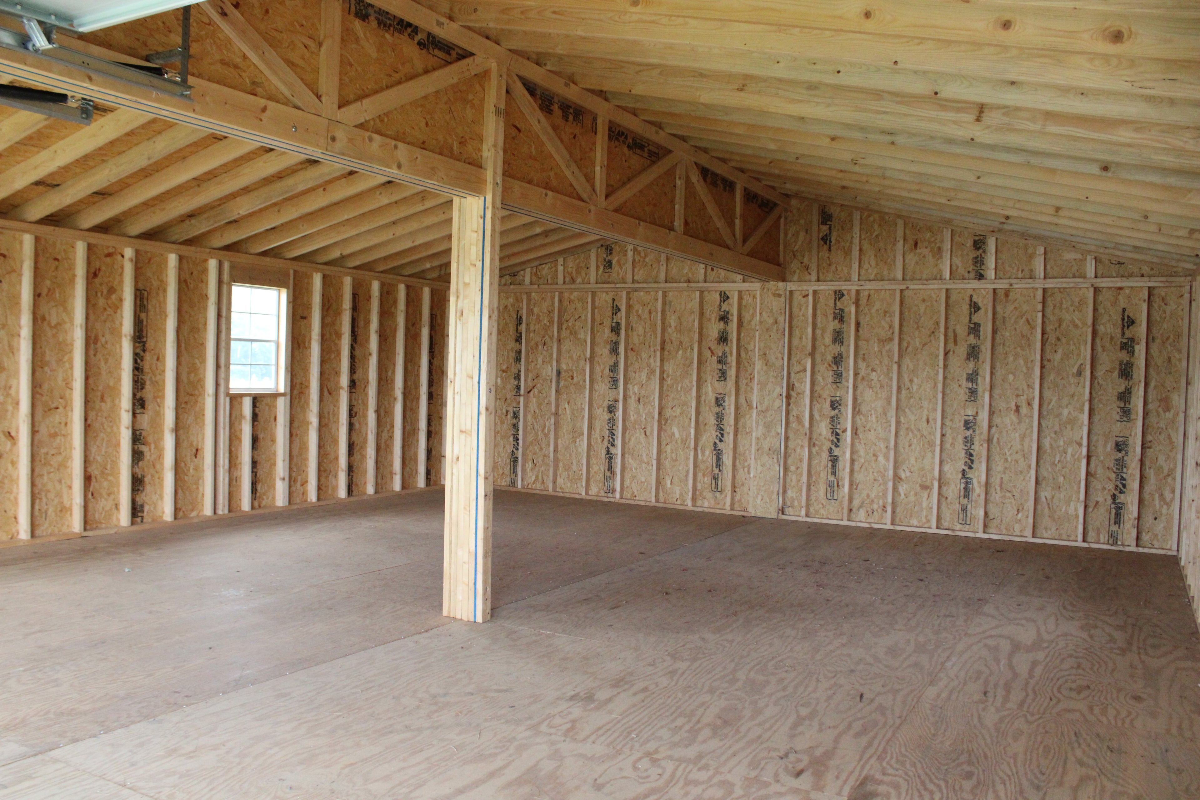 24 x 32 Vinyl Double Wide Garage #1037