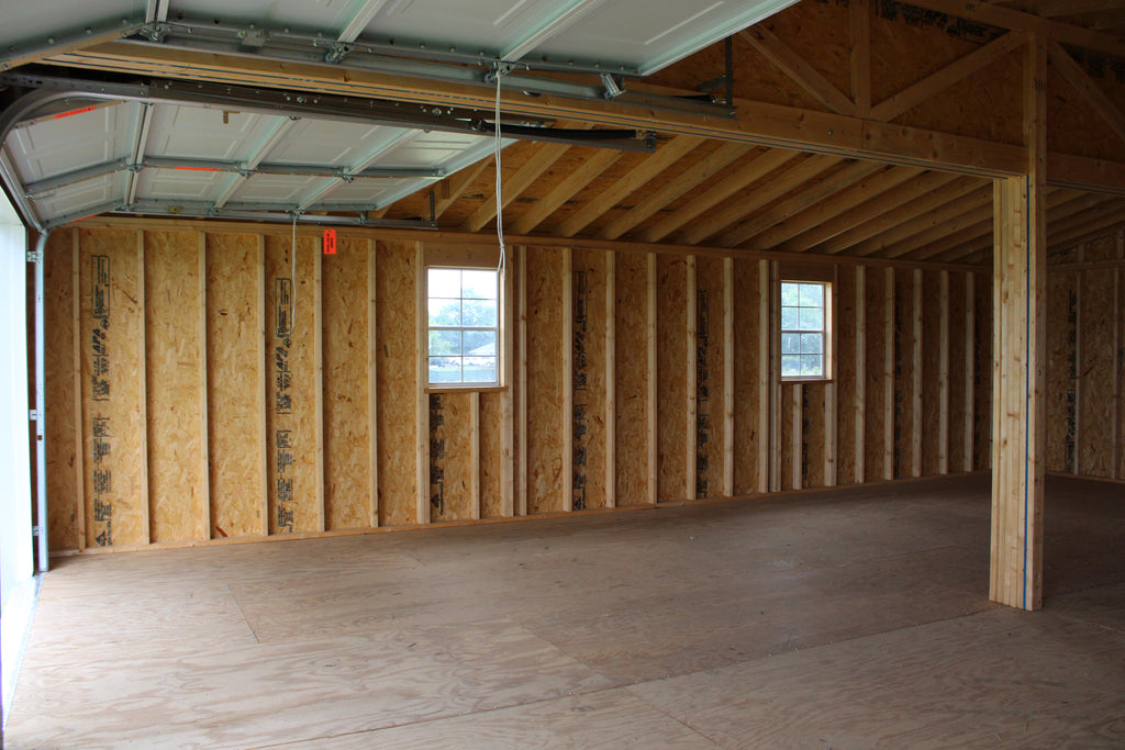 24 x 32 Vinyl Double Wide Garage #1037