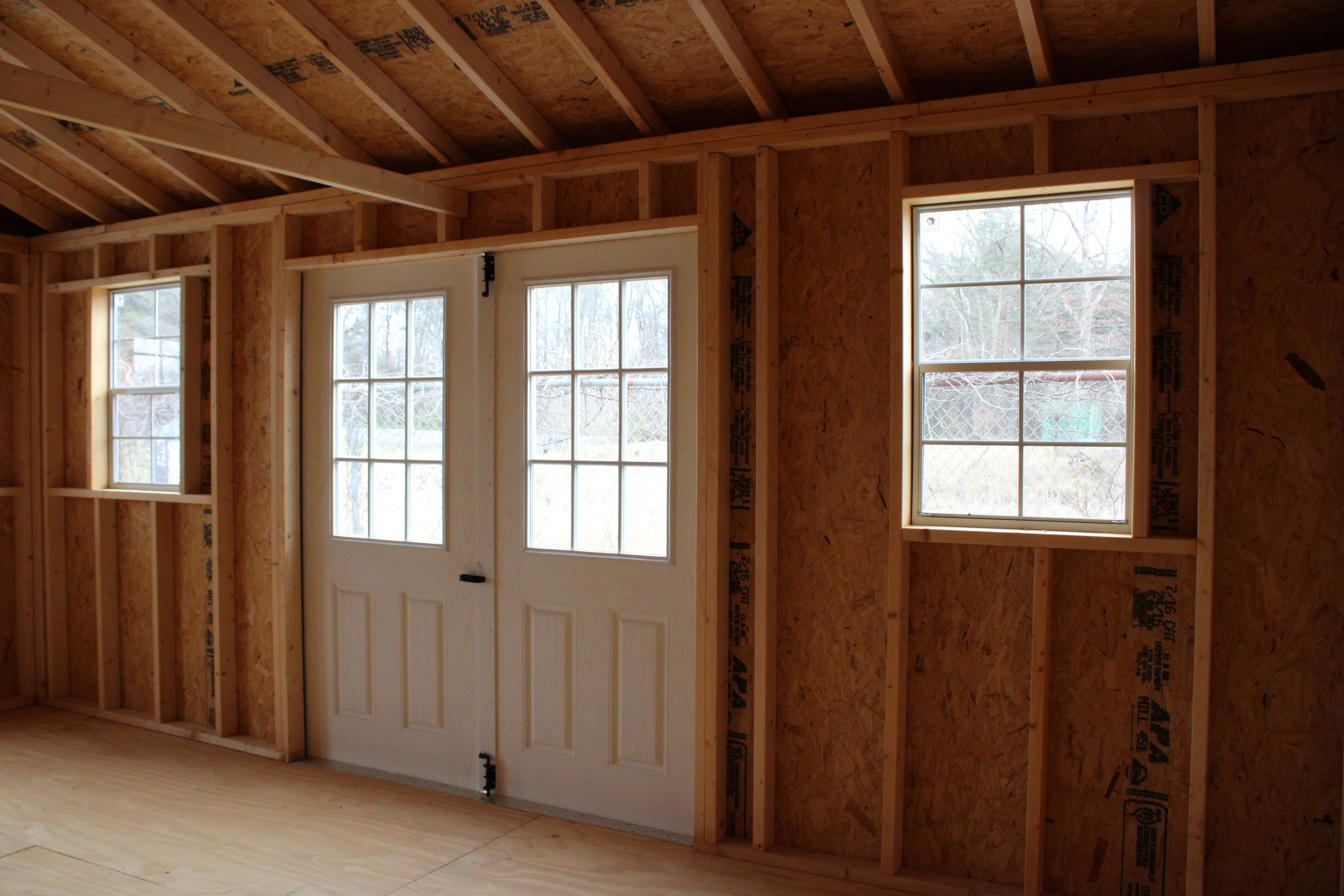 12 x 24 Vinyl 7' Cottage with Porch #1004