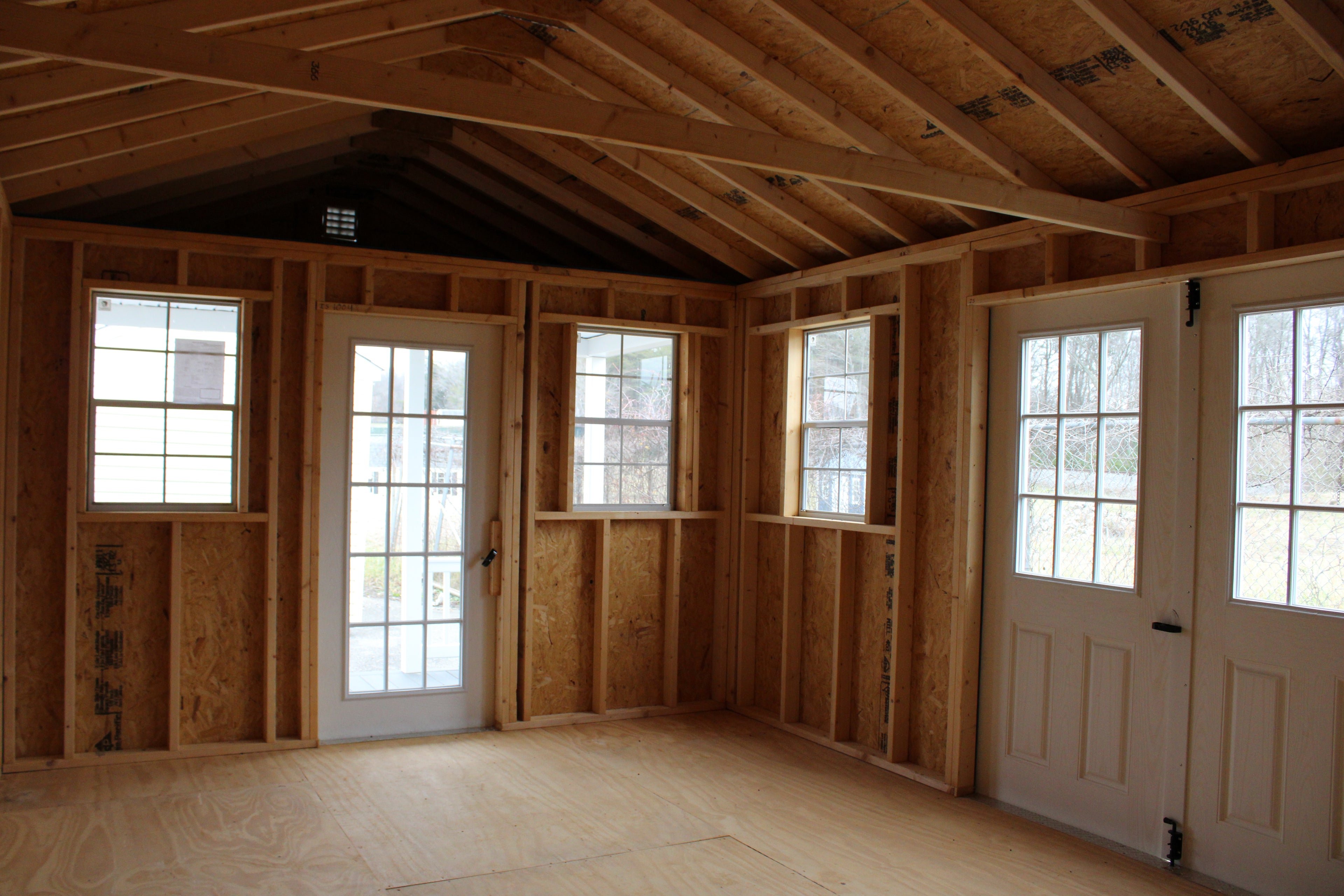 12 x 24 Vinyl 7' Cottage with Porch #1004