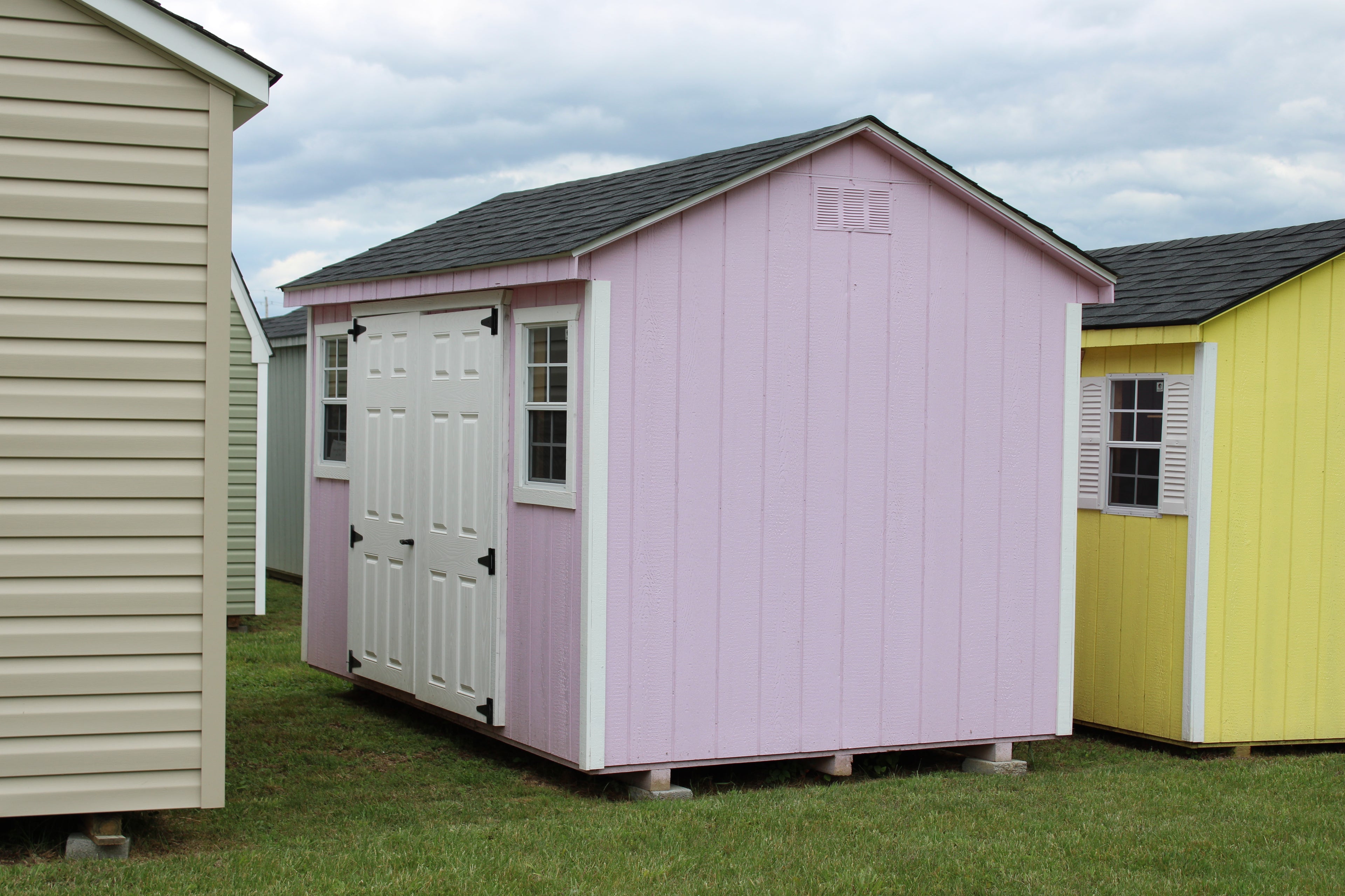8 x 12 Painted Cottage 6' #1112