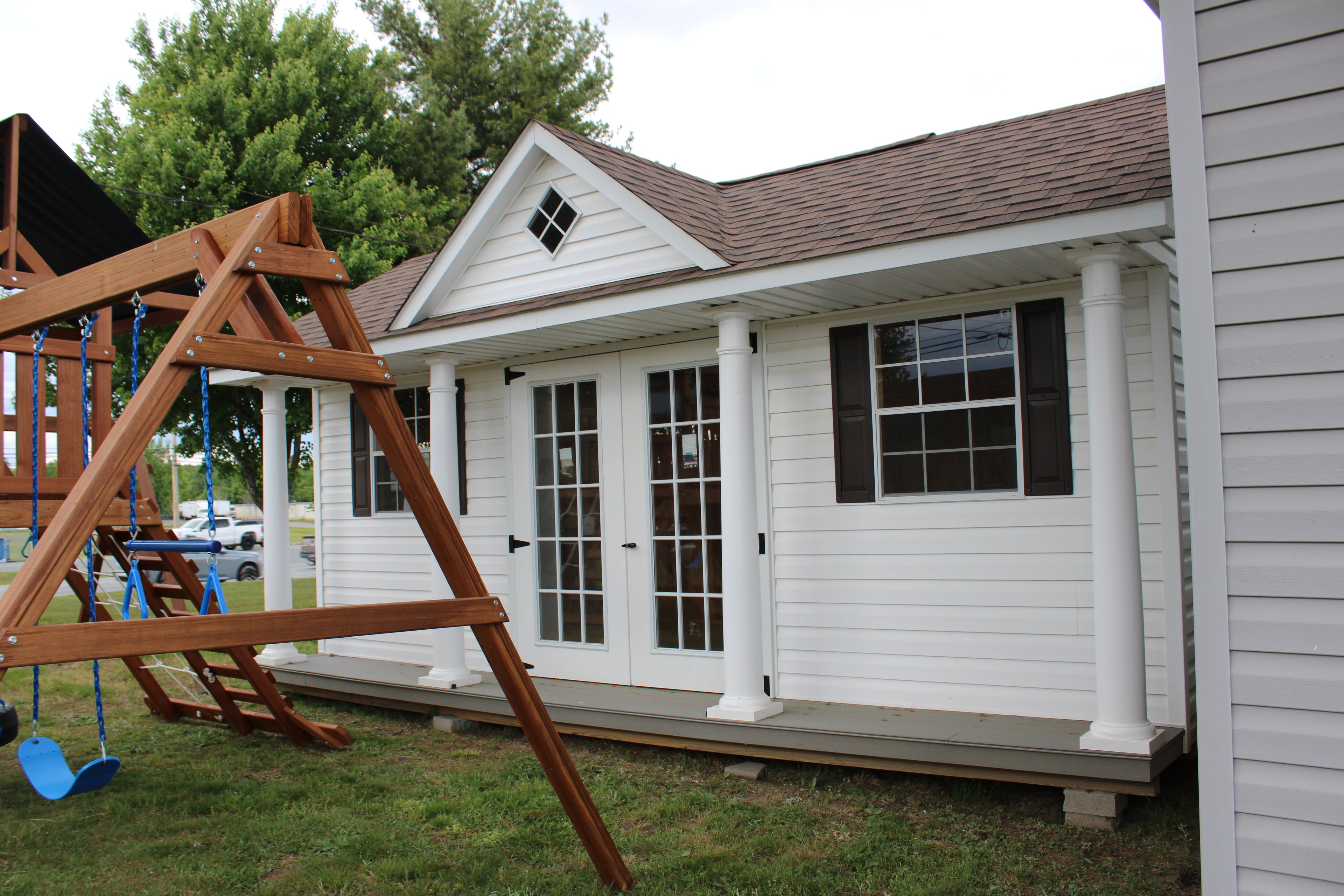 12 x 20 Vinyl Pool House #1107