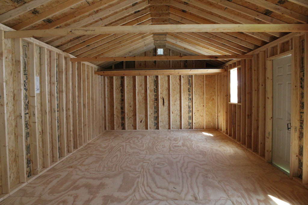 14 x 32 Vinyl A-Roof Garage with a loft #1157