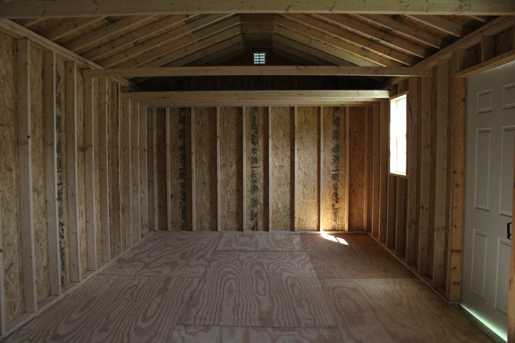 12 x 24 Vinyl A-Roof Garage with a Loft #1152