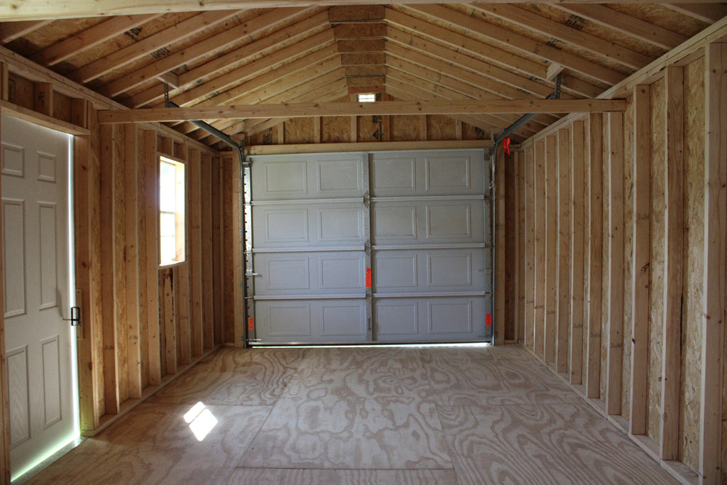 12 x 24 Vinyl A-Roof Garage with a Loft #1152